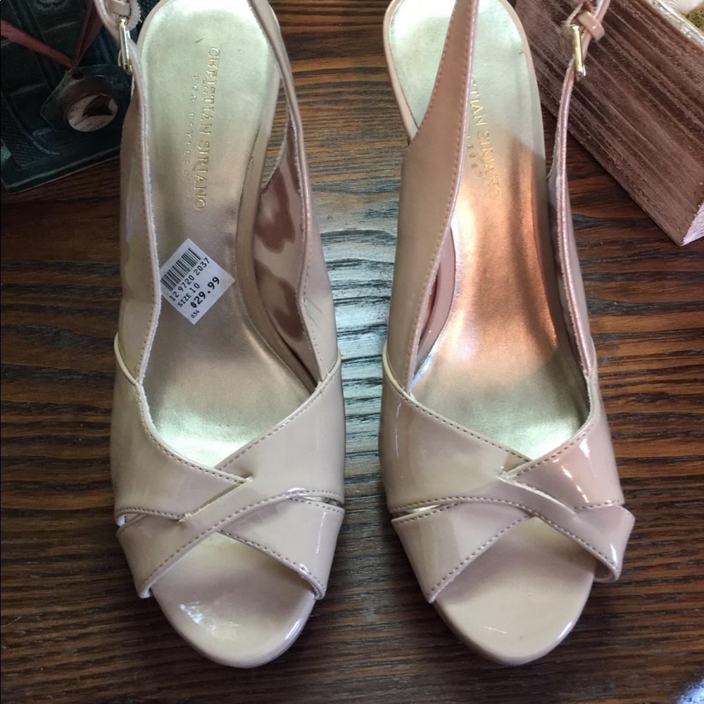 High heeled sandals